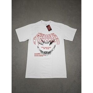 Allegory Berserk Struggler Shirt Mens Medium White Graphic‎ Anime Horror New